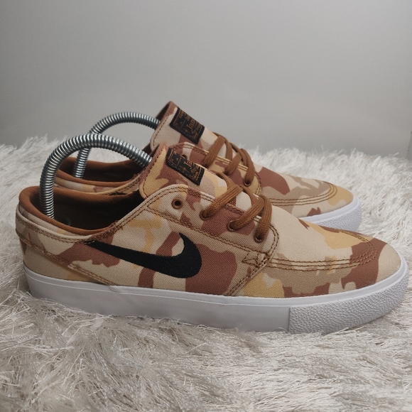 Nike Sb Zoom Stefan Janoski Parachute Beige Camo - Picture 5 of 7